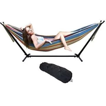 Sorbus 2-Person Hammock with Steel Stand Perfect for Outdoors