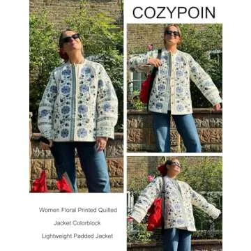 Lightweight Floral Quilted Jacket for Stylish Comfort