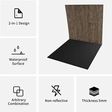 Goshoot Double Sided Backdrop Board Kit for Photography