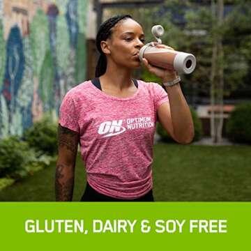 Optimum Nutrition Gold Standard 100% Organic Plant Based Protein Powder, Vitamin C for Immune Support, Vanilla, 1.51 Pound