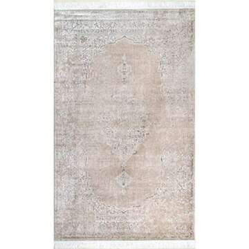 nuLOOM Cantrell Faded Fringe Rug – Stylish & Durable 5x8