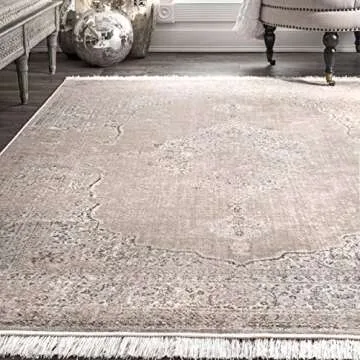 nuLOOM Cantrell Faded Fringe Rug – Stylish & Durable 5x8