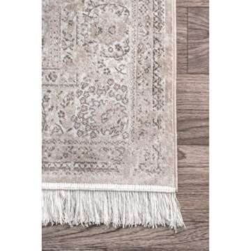 nuLOOM Cantrell Faded Fringe Rug – Stylish & Durable 5x8