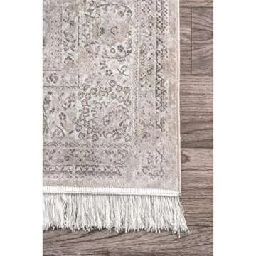 nuLOOM Cantrell Faded Fringe Rug – Stylish & Durable 5x8