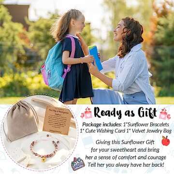 Dabem Back to School Gifts for Girls, 1st First Day of School Bracelets Gifts, Back to School Bracelet Gifts for Students, Back to School Supplies Gift School Girl Style