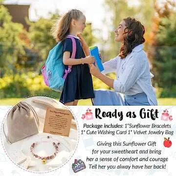 Dabem Back to School Gifts for Girls, 1st First Day of School Bracelets Gifts, Back to School Bracelet Gifts for Students, Back to School Supplies Gift School Girl Style