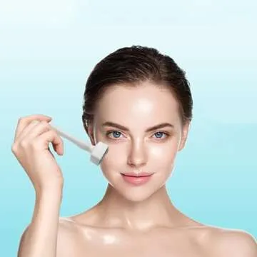 Dermastamp System, 0.25mm Microneedling Derma Stamp Pen, Derma Roller Alternative, Skin Care Tool for Women