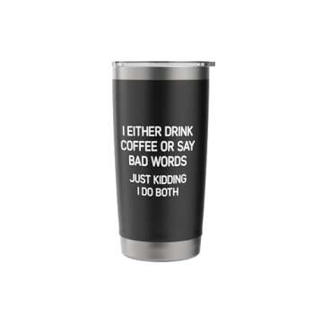 Funny Stainless Steel Tumbler for Coffee Lovers