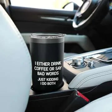 Funny Stainless Steel Tumbler for Coffee Lovers