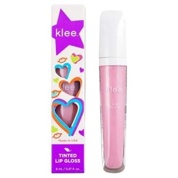 LunaStar Klee Flavored Lip Gloss Bundle. Perfect for kids and tweens. Gentle and Non-Toxic. Made in USA. (Tahoe Interlude/Aspen Rhythm)