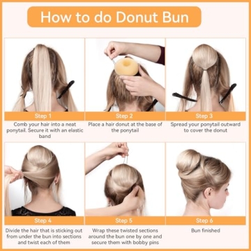 YaFex Hair Bun Maker Set for Stylish Hairstyles