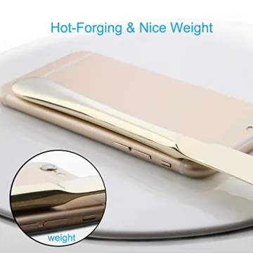 20-Piece Flatware Silverware Set Service for 4 Stainless Steel Cutlery Include Knife Fork Spoon Dishwasher Safe (Gold)