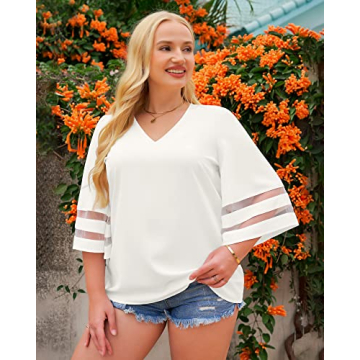 LookbookStore V Neck Business Blouse for Women