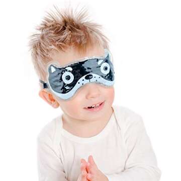 Kids Hot Cold Eye Masks for Comforting Pain Relief