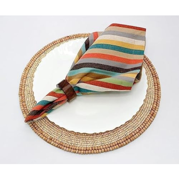 Elegant Wooden Napkin Rings Set for Every Occasion