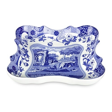 Spode Blue Italian Devonia Tray for Elegant Serving