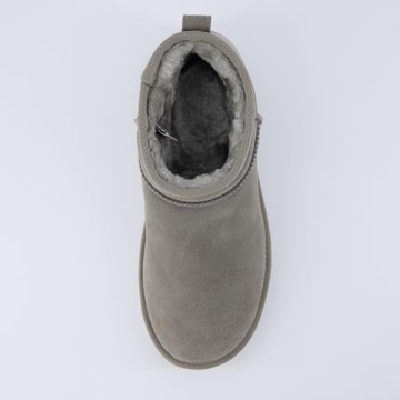 CUSHIONAIRE Women's Suede Ankle Snow Boots - Cozy Style