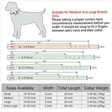 Berry Pet Rhinestones Dog Collars - 2" Width with 5- Rows Full Sparkly Crystal Diamonds Studded PU Leather - 2 Inch Wide -Beautiful Bling Pet Appearance for Large Dogs,21-24" Silver