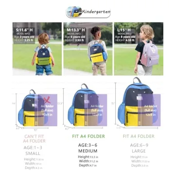 Stylish Kids Backpacks for Toddlers Aged 3-5 Years