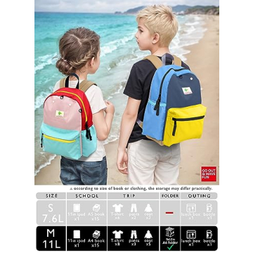 Stylish Kids Backpacks for Toddlers Aged 3-5 Years