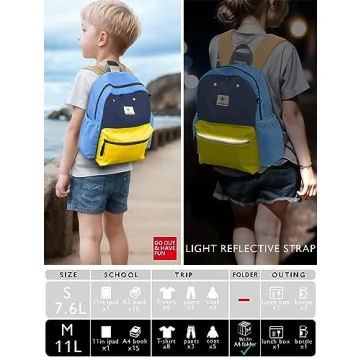 Stylish Kids Backpacks for Toddlers Aged 3-5 Years