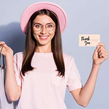 120 Thank You Cards for Small Business Support