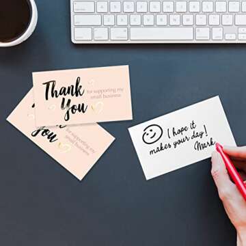 120 Thank You Cards for Small Business Support