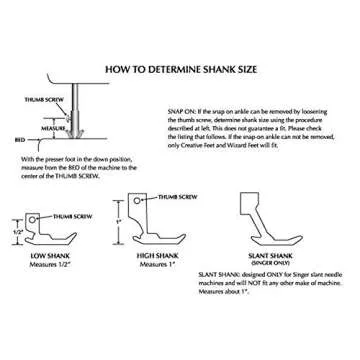 Professional Domestic 42 PCS Sewing Machine Sewing Foot Presser Foot Set with Manual for Brother, Singer, Babylock, Janome, Elna, Toyota, New Home, Simplicity and Kenmore Low Shank Sewing Machines