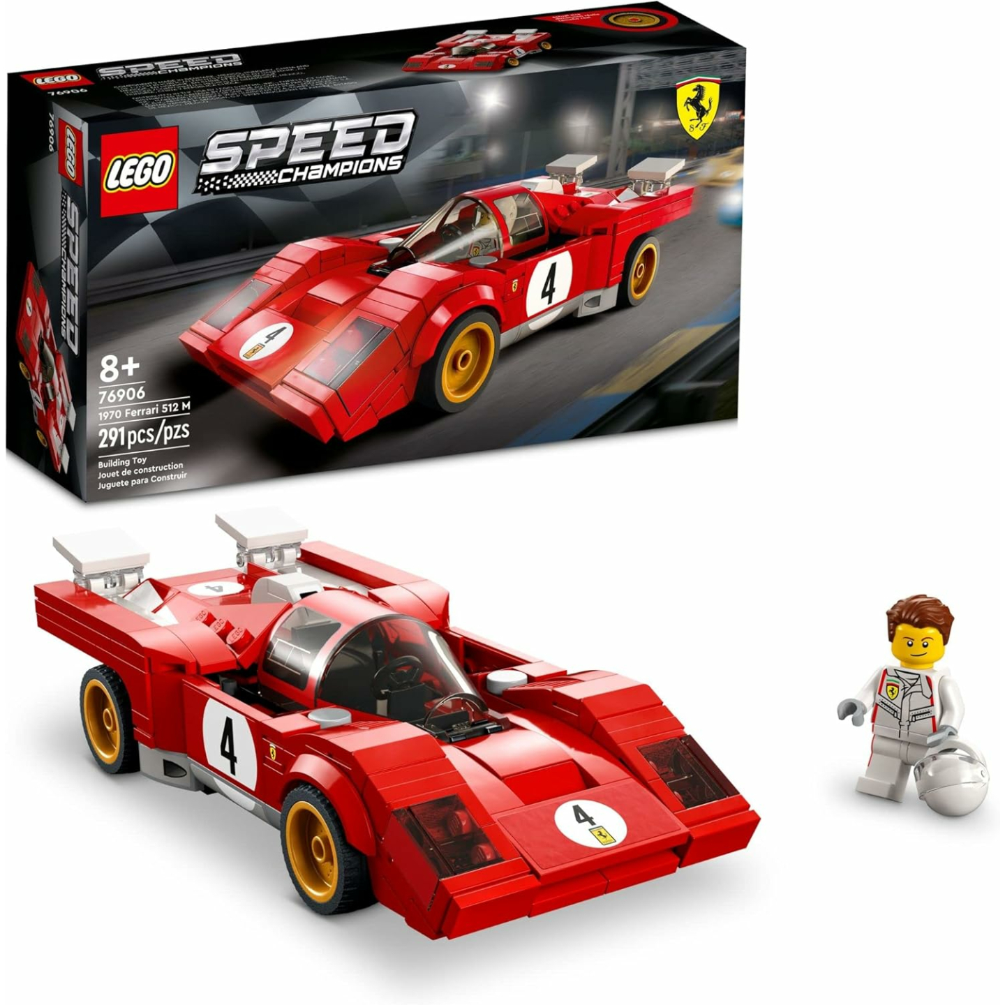 LEGO Speed Champions 1970 Ferrari 512 M Building Set