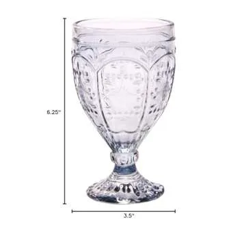 Fitz and Floyd Trestle Ornate Goblets Set of 4