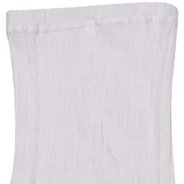 Jefferies Socks Little Girls' Cable Tight, White, 8-10 Years