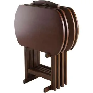 Winsome Wood TV Tray Set for Family and Parties