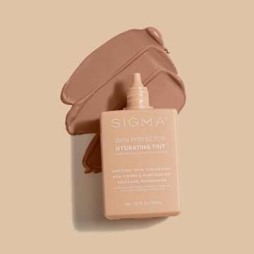 Sigma Beauty Skin Perfector – Hydrating Skin Tint Foundation for Lightweight, Buildable Coverage, ...