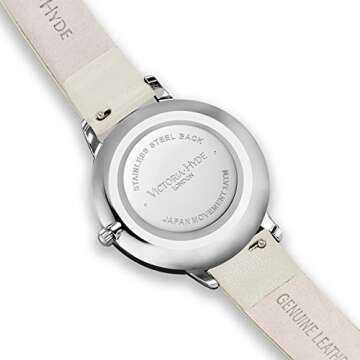 Stylish VICTORIA HYDE Easy Read Women's Watch with Leather Strap