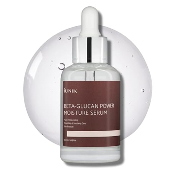 IUNIK Beta-Glucan Power Deep Moisture Vegan Serum 400,000 ppm Intense Hydration Mushroom Yeast Extra...