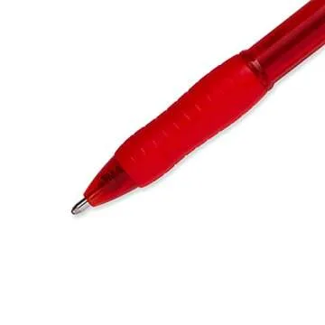 Paper Mate Profile Retractable Ballpoint Pens, Bold (1.4mm), Red, 12 Count