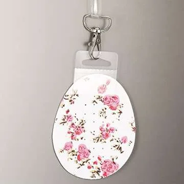 TecUnite Clear Adhesive Hanging Tags for Easy Displays