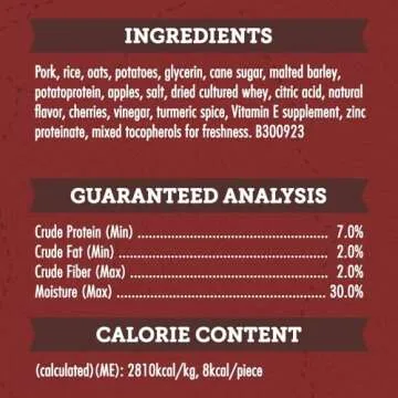 Zuke’s Lil’ Links Sausage Treats for Dogs, 6 oz. Resealable Pouch