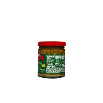 Mezzetta Rich Artisan Ingredients Basil Pesto | Gluten Free, Keto | 6.25 Ounce Jar (Pack of 6)