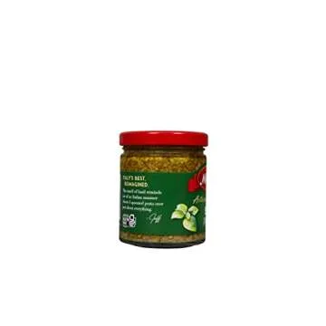 Mezzetta Rich Artisan Ingredients Basil Pesto | Gluten Free, Keto | 6.25 Ounce Jar (Pack of 6)