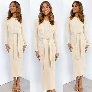 Stylish ANRABESS Womens Sweater Dress for All Occasions