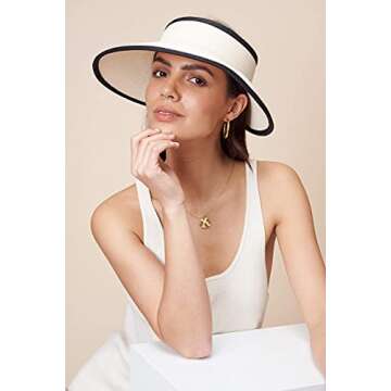 Pineapple&Star Vienne Visor Stylish Summer Beach Hat