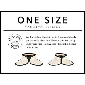 Pineapple&Star Vienne Visor Stylish Summer Beach Hat