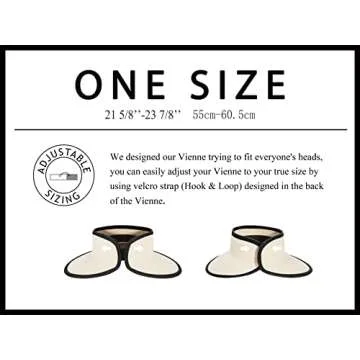 Pineapple&Star Vienne Visor Stylish Summer Beach Hat