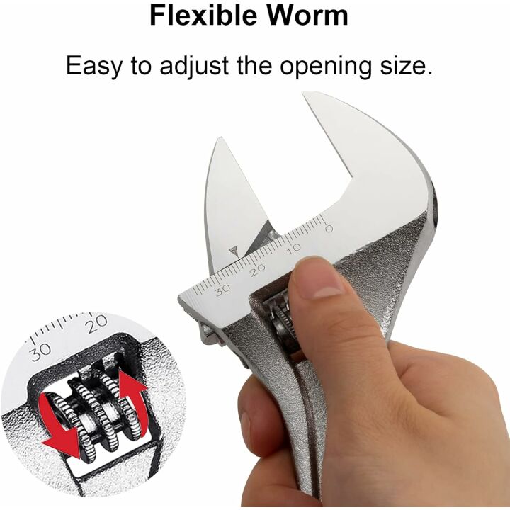 Jetech 8 Inch Adjustable Wrench - Durable & Versatile