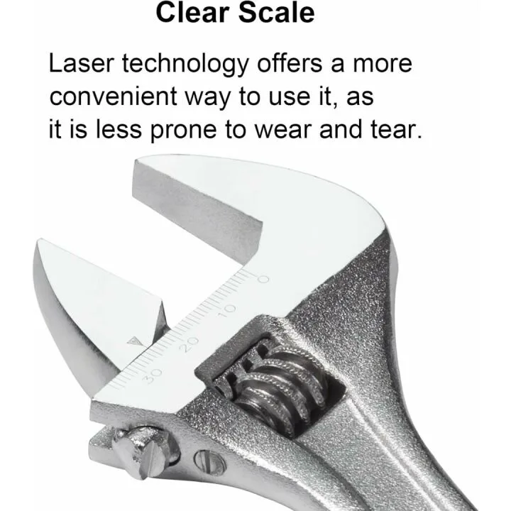 Jetech 8 Inch Adjustable Wrench - Durable & Versatile