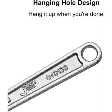 Jetech 8 Inch Adjustable Wrench - Durable & Versatile