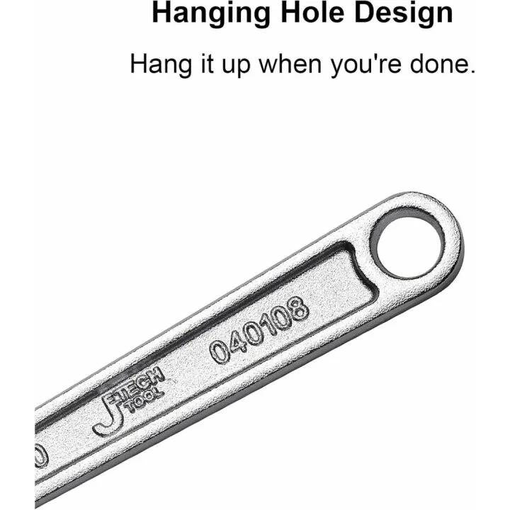 Jetech 8 Inch Adjustable Wrench - Durable & Versatile