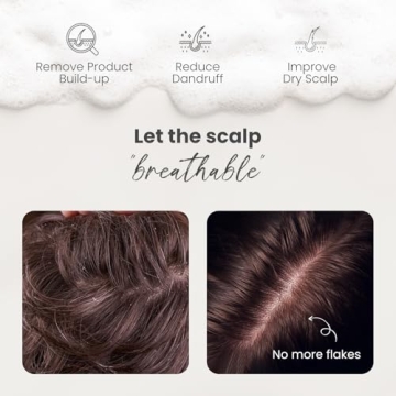 AIMIKE Eco-Friendly Scalp Massager Shampoo Brush