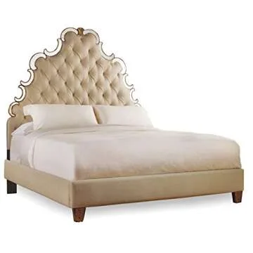 Elegant Tufted King Bed by Hooker Furniture in Bling